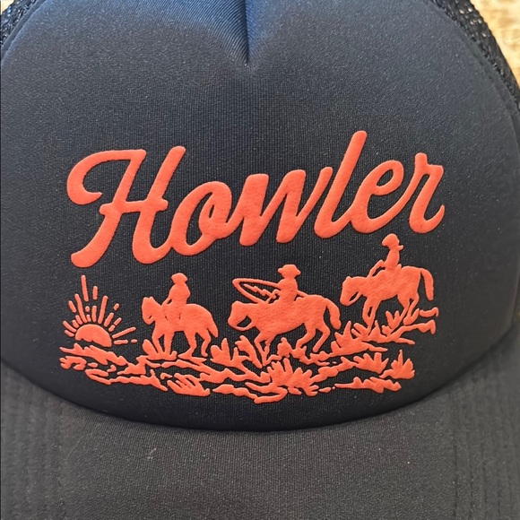 Black and Red Men's Hat - Picture 2 of 6